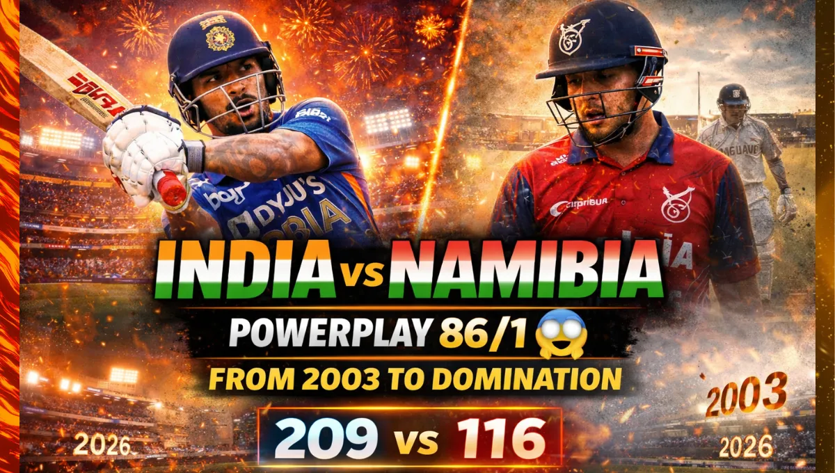 India National Cricket Team vs Namibia National Cricket Team Timeline