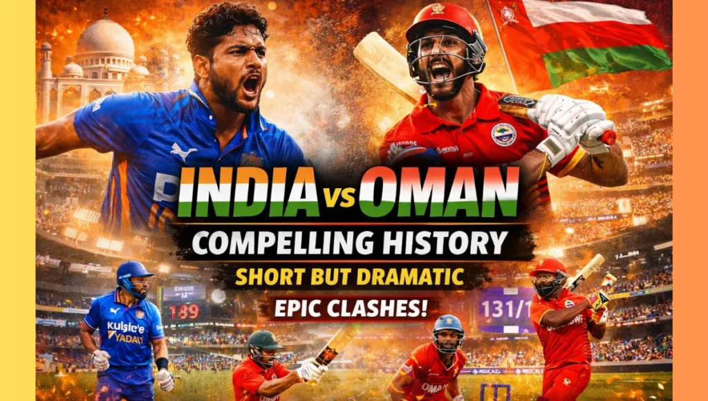 India National Cricket Team vs Oman National Cricket Team Timeline