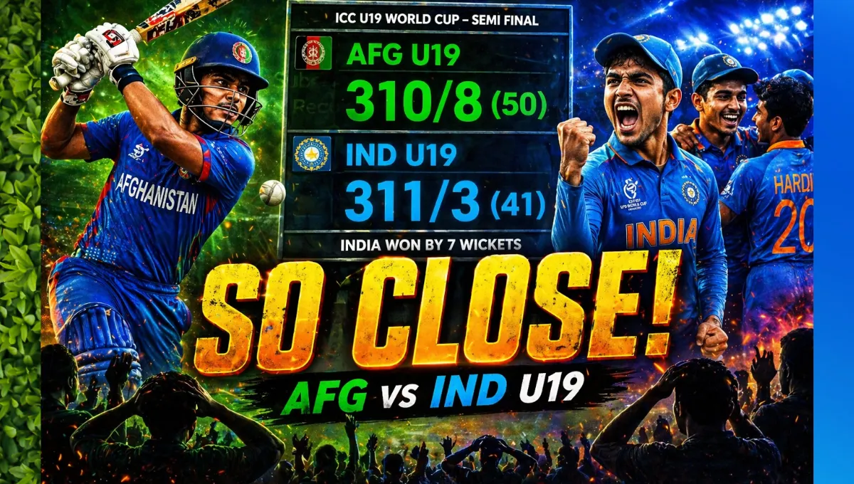 India National Under-19 Cricket Team vs Afghanistan National Under-19 Cricket Team Timeline