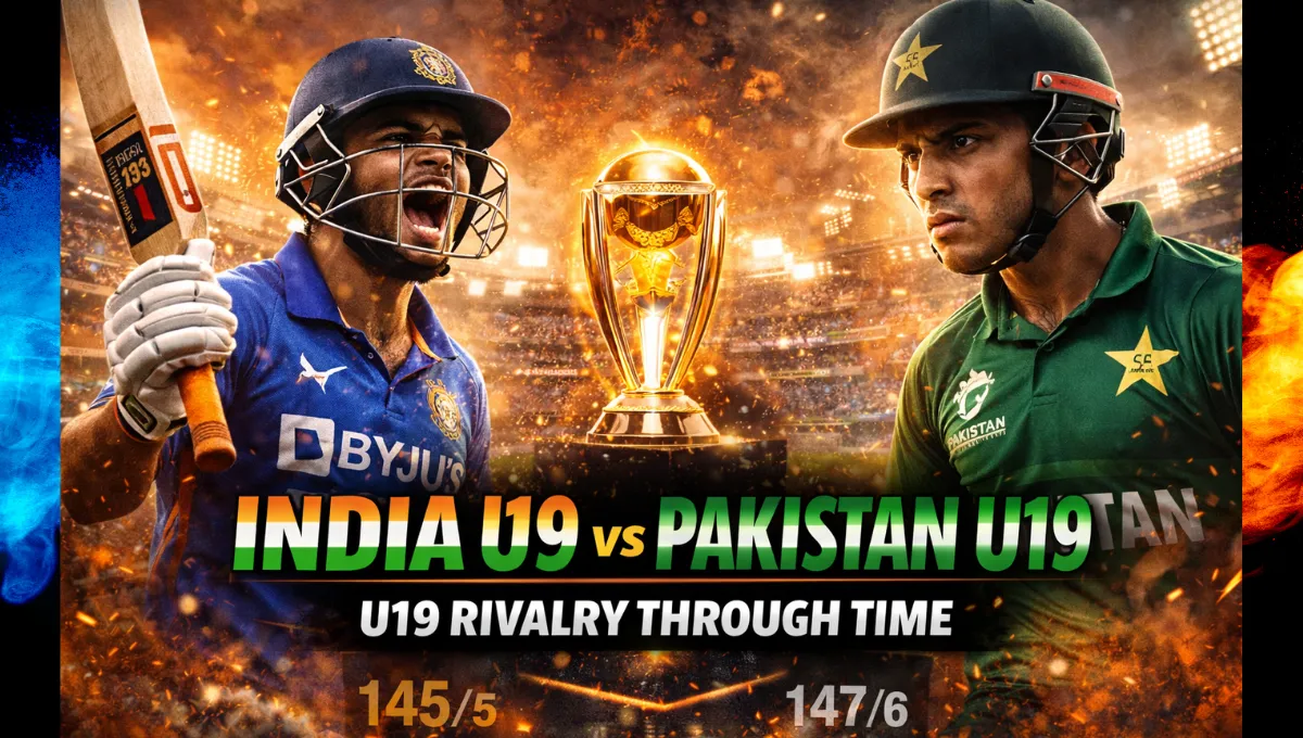 India National Under-19 Cricket Team vs Pakistan National Under-19 Cricket Team Timeline