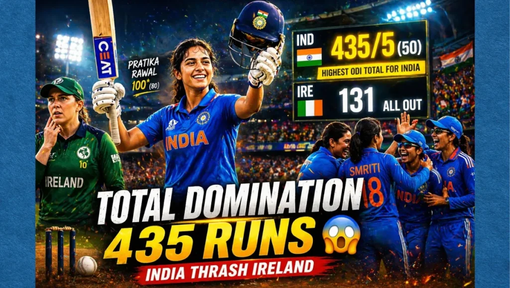 India Women's National Cricket Team vs Ireland Women's National Cricket Team Timeline