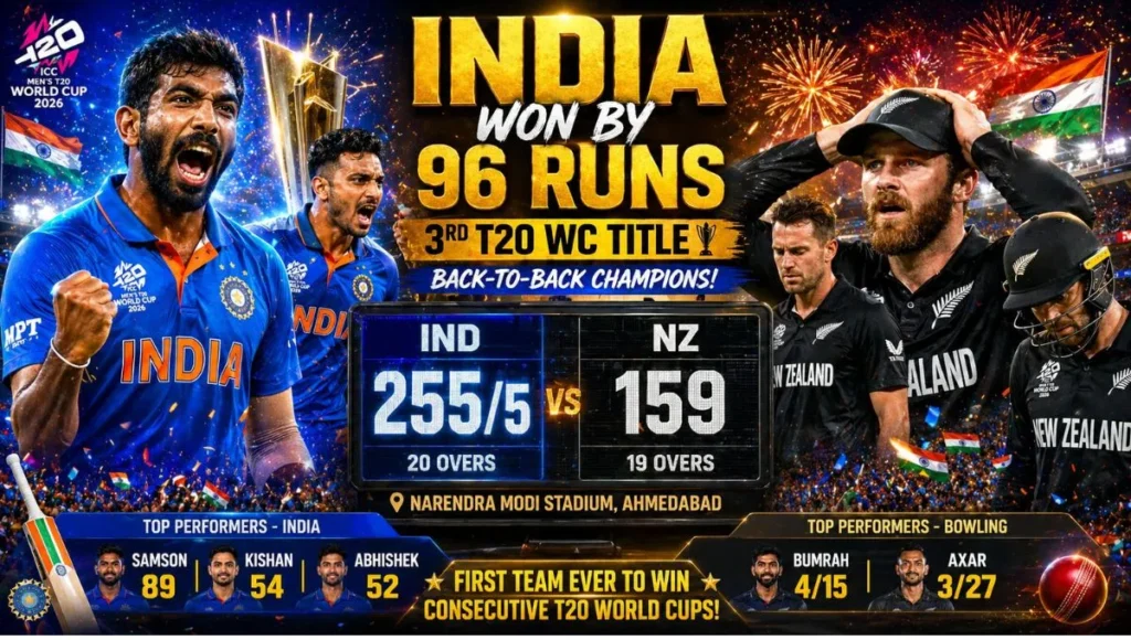 New Zealand National Cricket Team vs India National Cricket Team Match Scorecard