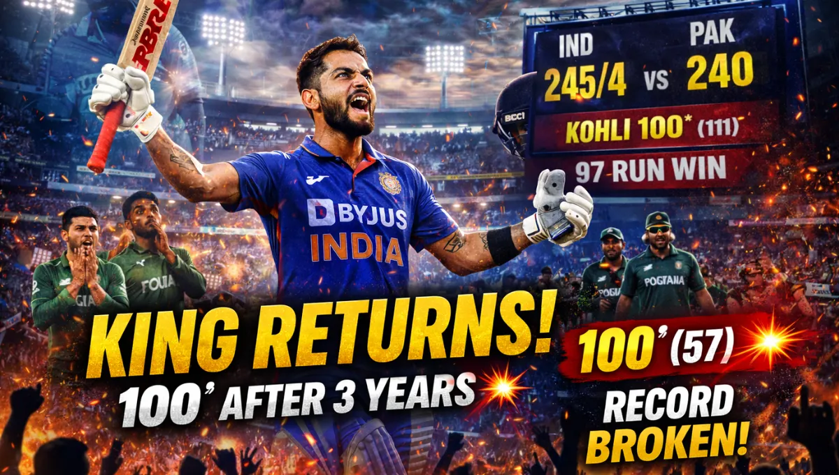 Pakistan National Cricket Team vs India National Cricket Team Match Scorecard