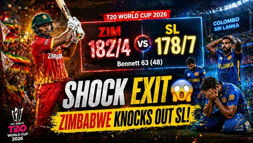 Sri Lanka National Cricket Team vs Zimbabwe National Cricket Team Match Scorecard