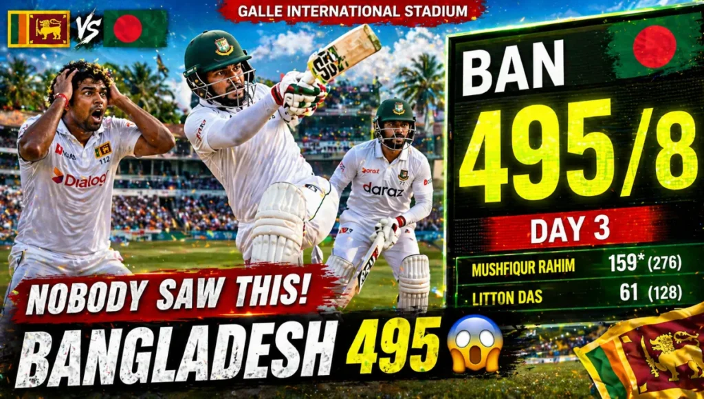 sri lanka national cricket team vs bangladesh national cricket team match scorecard