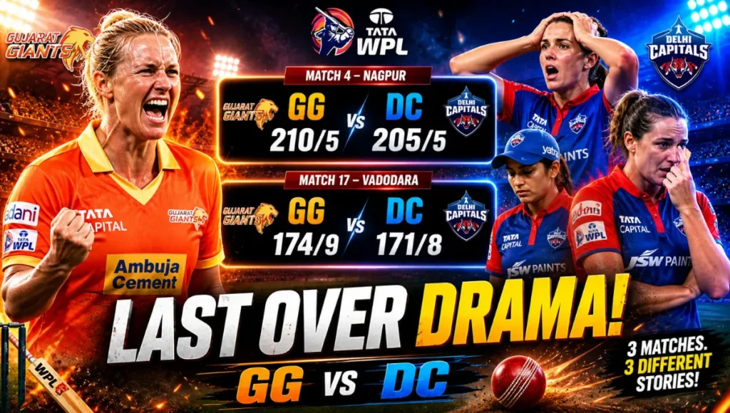 Gujarat Giants (WPL) vs Delhi Capitals Cricket Match Scorecard