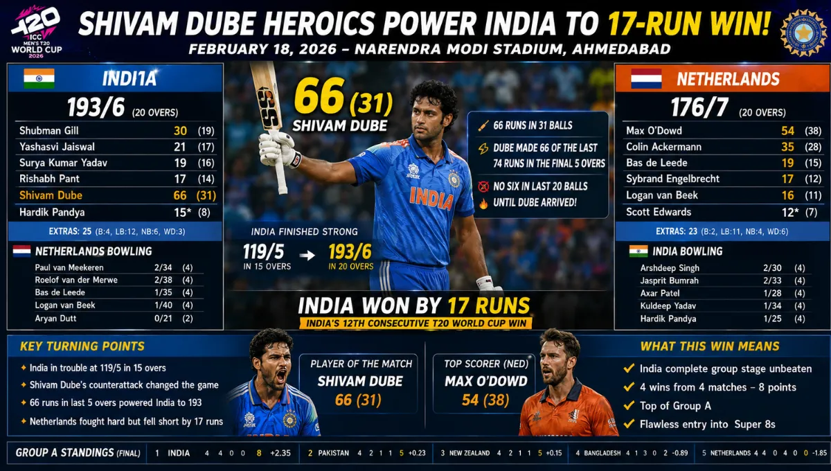 India National Cricket Team vs Netherlands National Cricket Team Match Scorecard