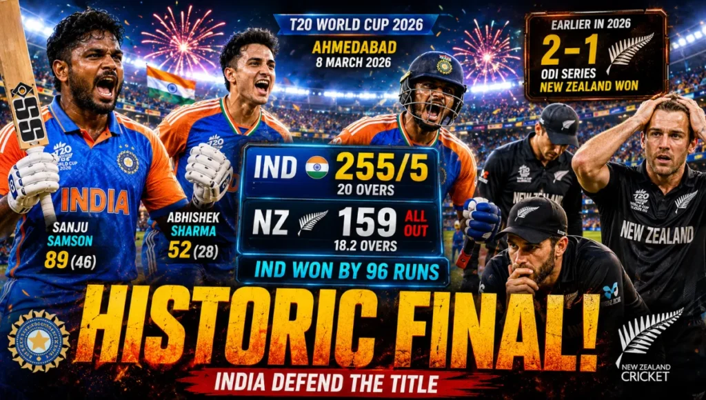 India National Cricket Team vs New Zealand National Cricket Team Matches