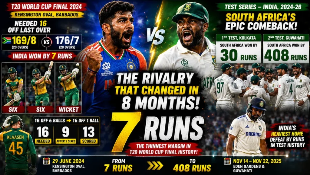 India National Cricket Team vs South Africa National Cricket Team Timeline