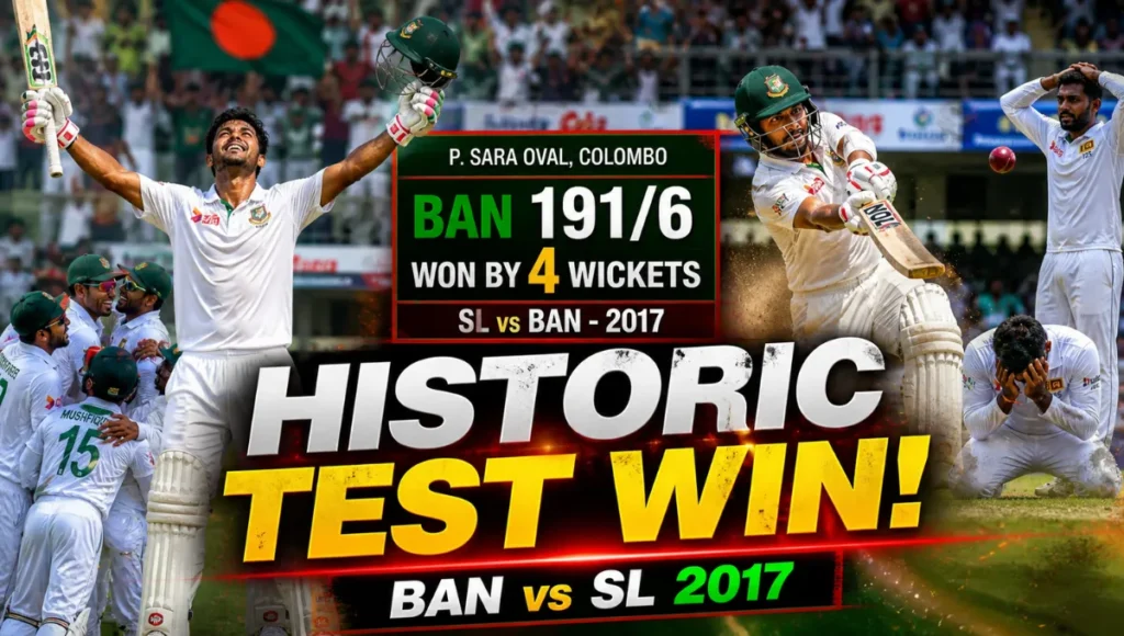 Sri Lanka National Cricket Team vs Bangladesh National Cricket Team Timeline
