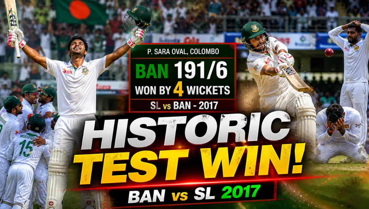 Sri Lanka National Cricket Team vs Bangladesh National Cricket Team Timeline