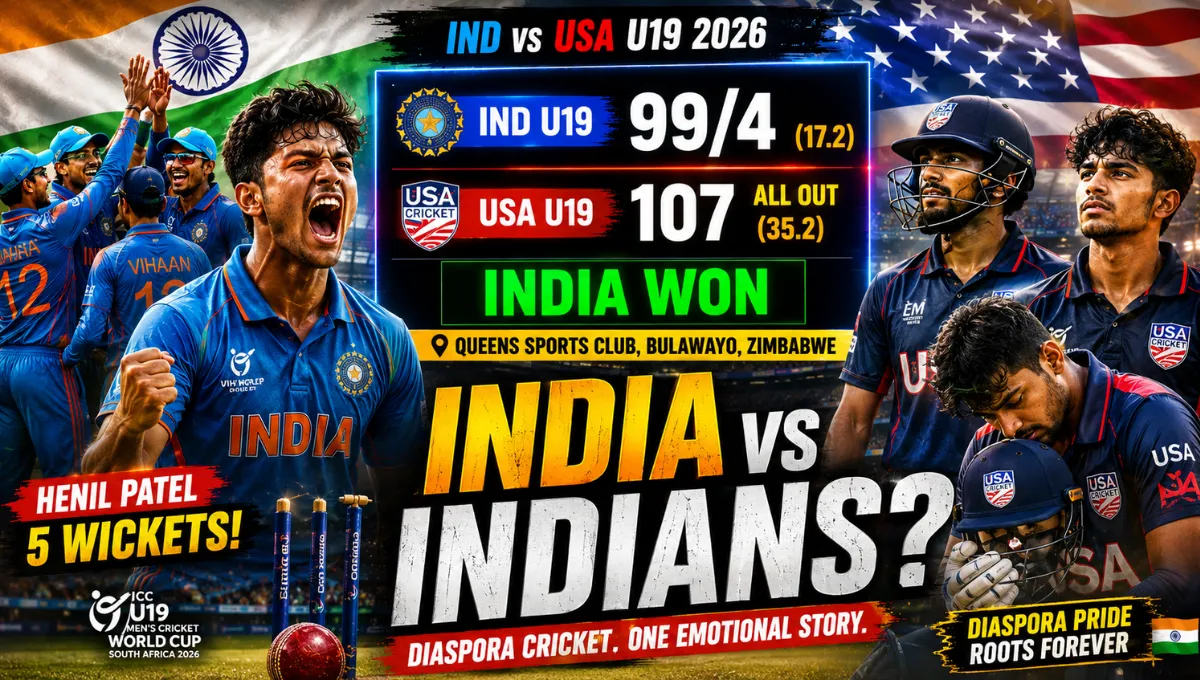 USA U-19 vs INDIA U-19