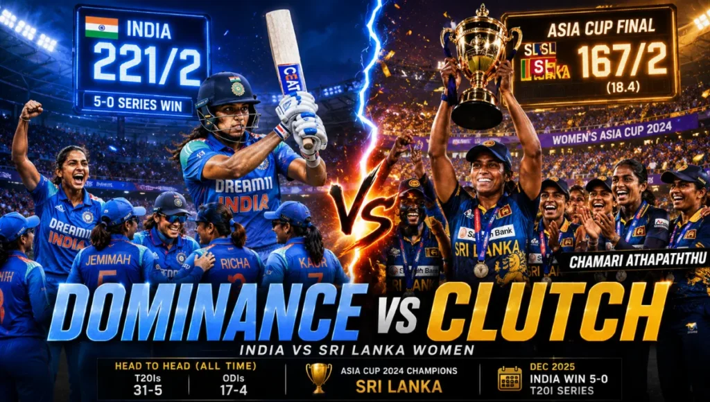 India Women's National Cricket Team vs Sri Lanka Women Timeline