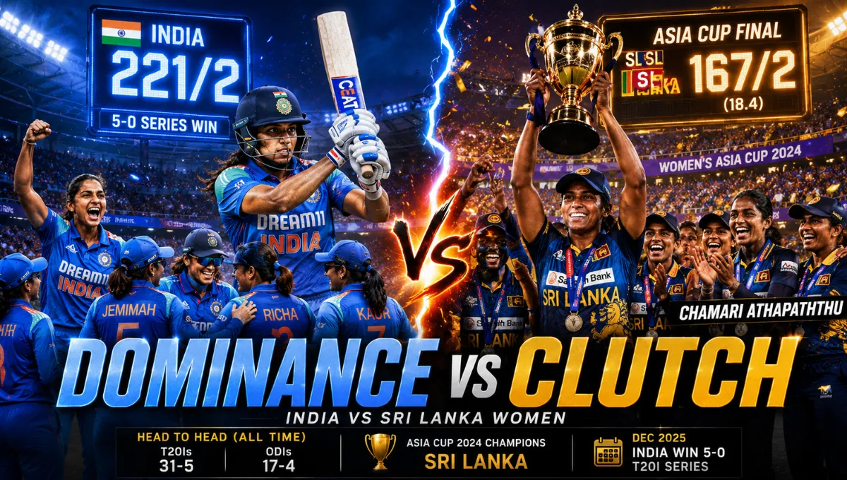 India Women's National Cricket Team vs Sri Lanka Women Timeline
