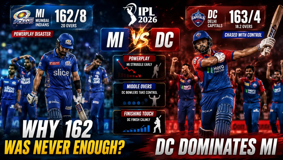 Mumbai Indians vs Delhi Capitals Match Scorecard