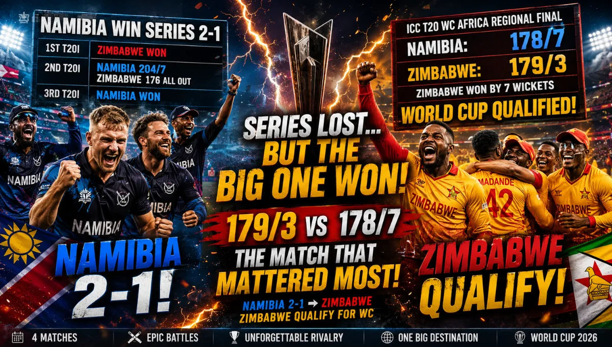 Namibia National Cricket Team Vs Zimbabwe National Cricket Team Match Scorecard