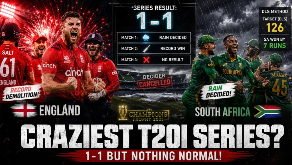 England Cricket Team Vs South Africa National Cricket Team Match Scorecard