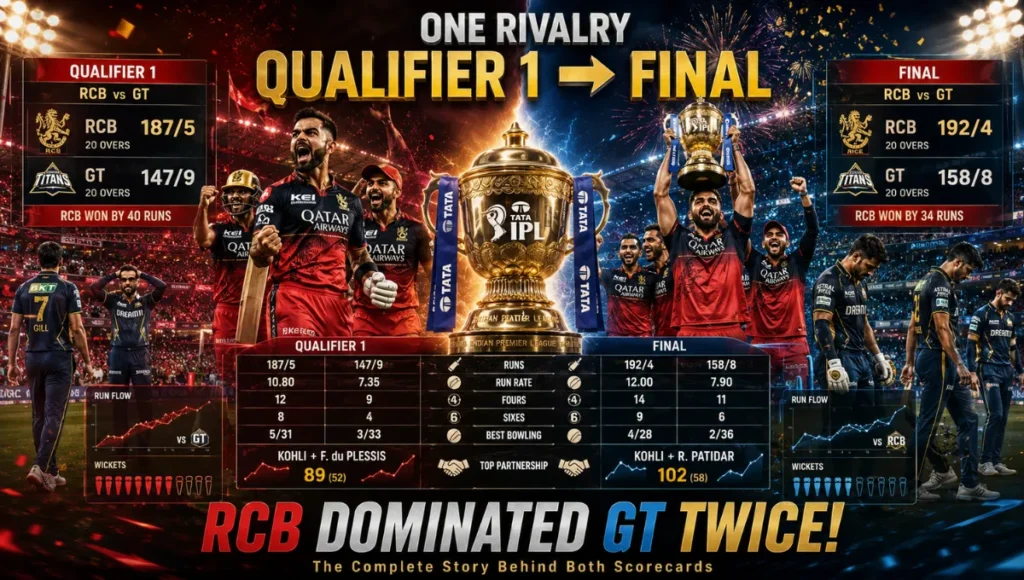 Gujarat Titans Vs Royal Challengers Bengaluru Match Scorecard