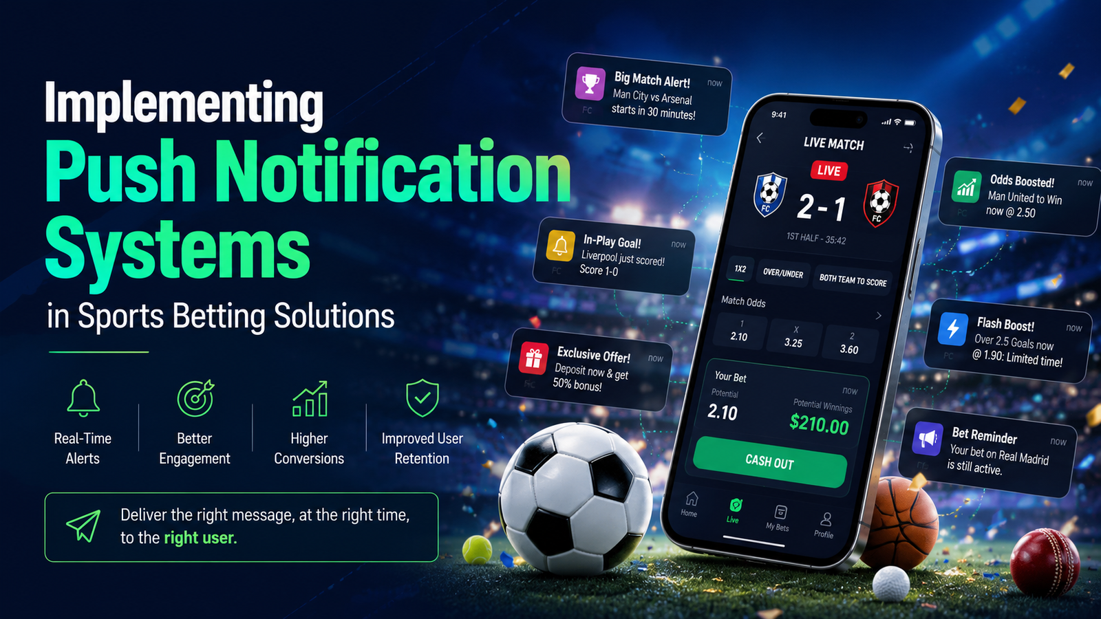 Implementing Push Notification Systems in Sports Betting Solutions