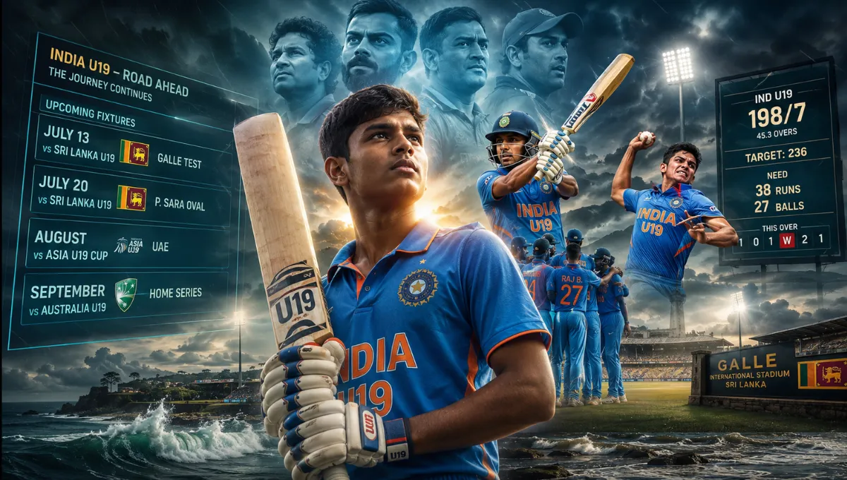 India National Under-19 Cricket Team Schedule