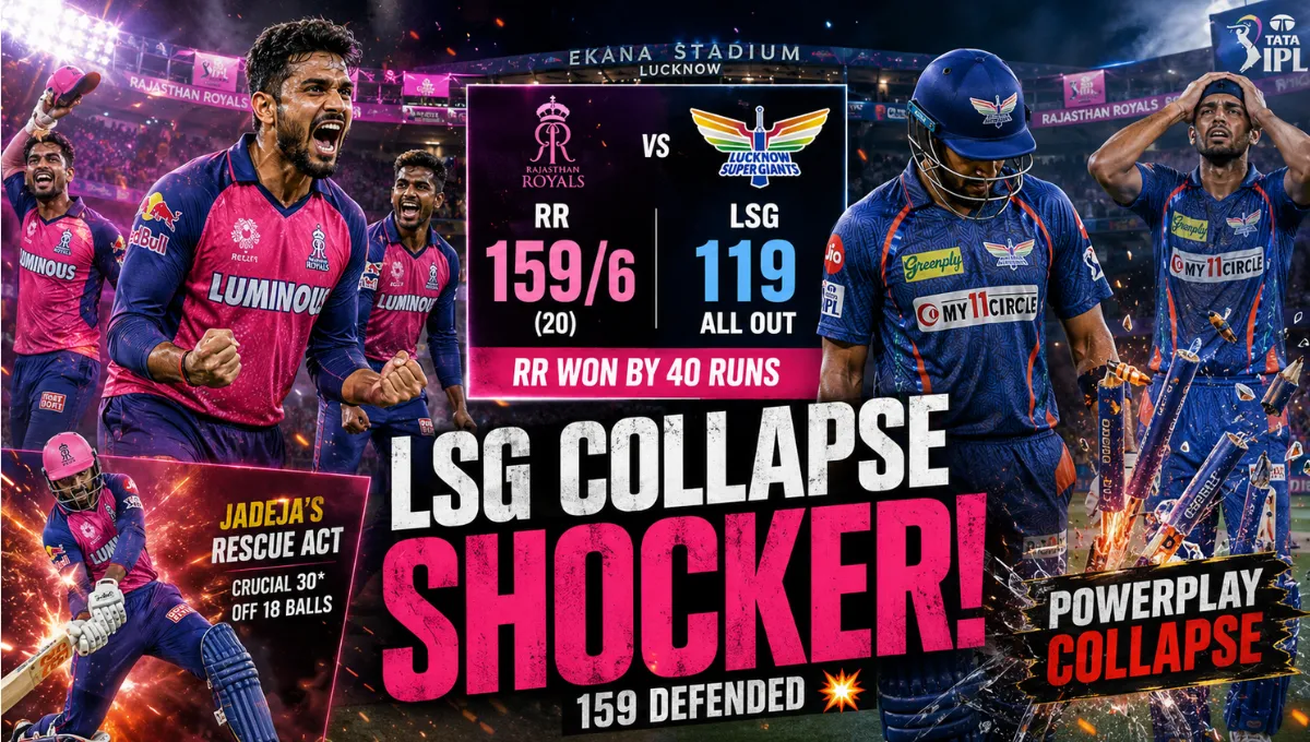 Lucknow Super Giants Vs Rajasthan Royals Match Scorecard