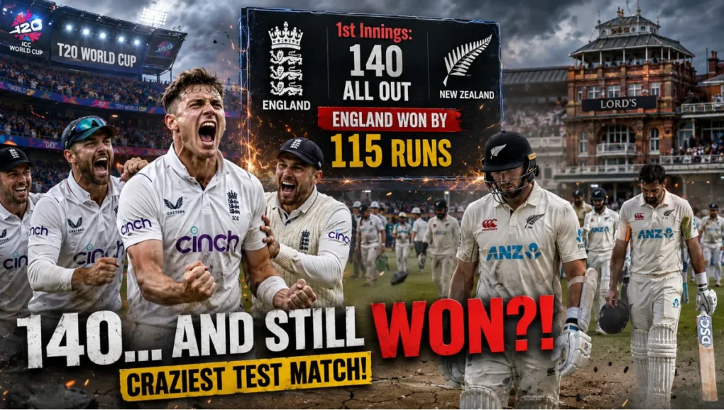 New Zealand National Cricket Team Vs England Cricket Team Match Scorecard