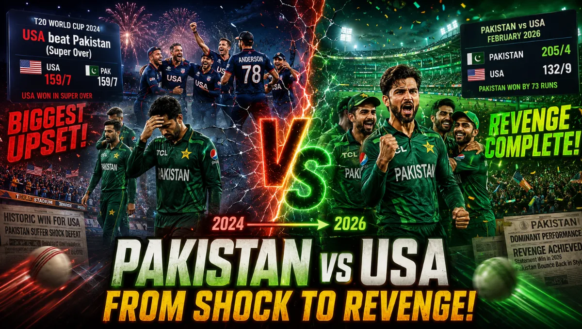 Pakistan National Cricket Team Vs United States National Cricket Team Timeline