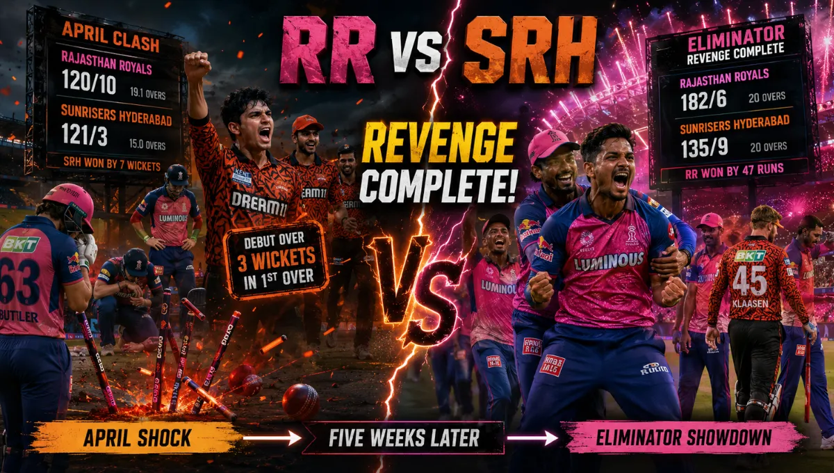 Rajasthan Royals Vs Sunrisers Hyderabad Match Scorecard