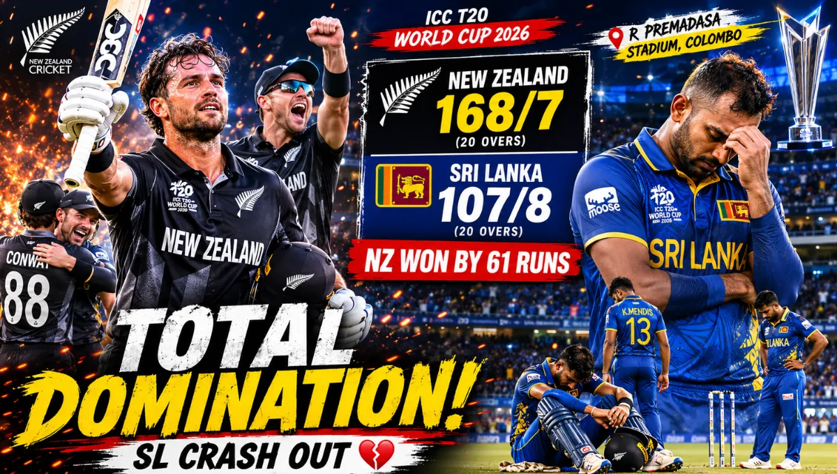 Sri Lanka National Cricket Team Vs New Zealand National Cricket Team Match Scorecard