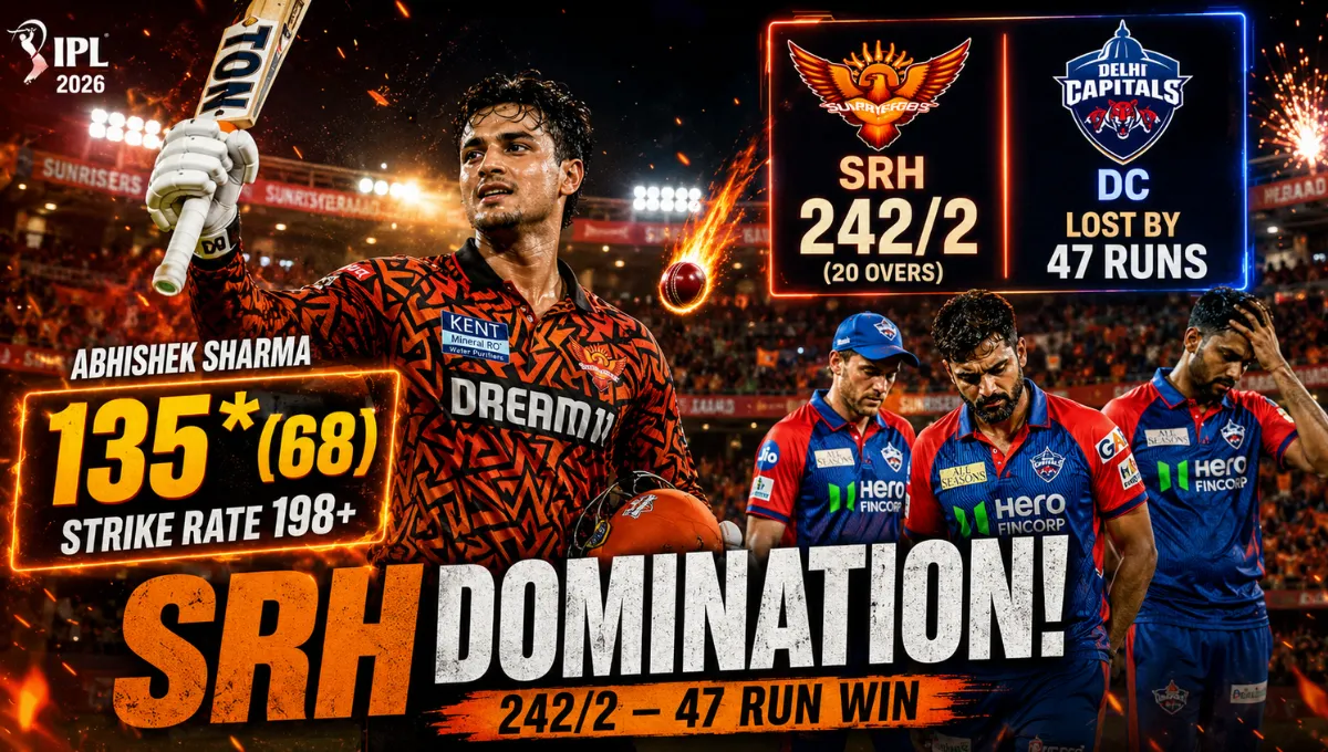Sunrisers Hyderabad Vs Delhi Capitals Match Scorecard