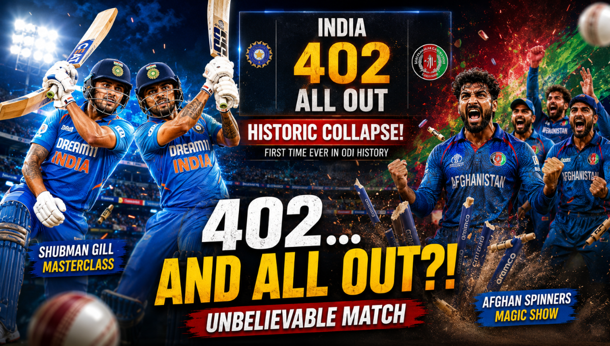 India National Cricket Team Vs Afghanistan National Cricket Team Match Scorecard
