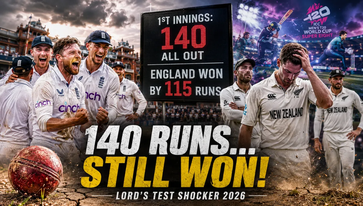 England Cricket Team Vs New Zealand National Cricket Team Match Scorecard