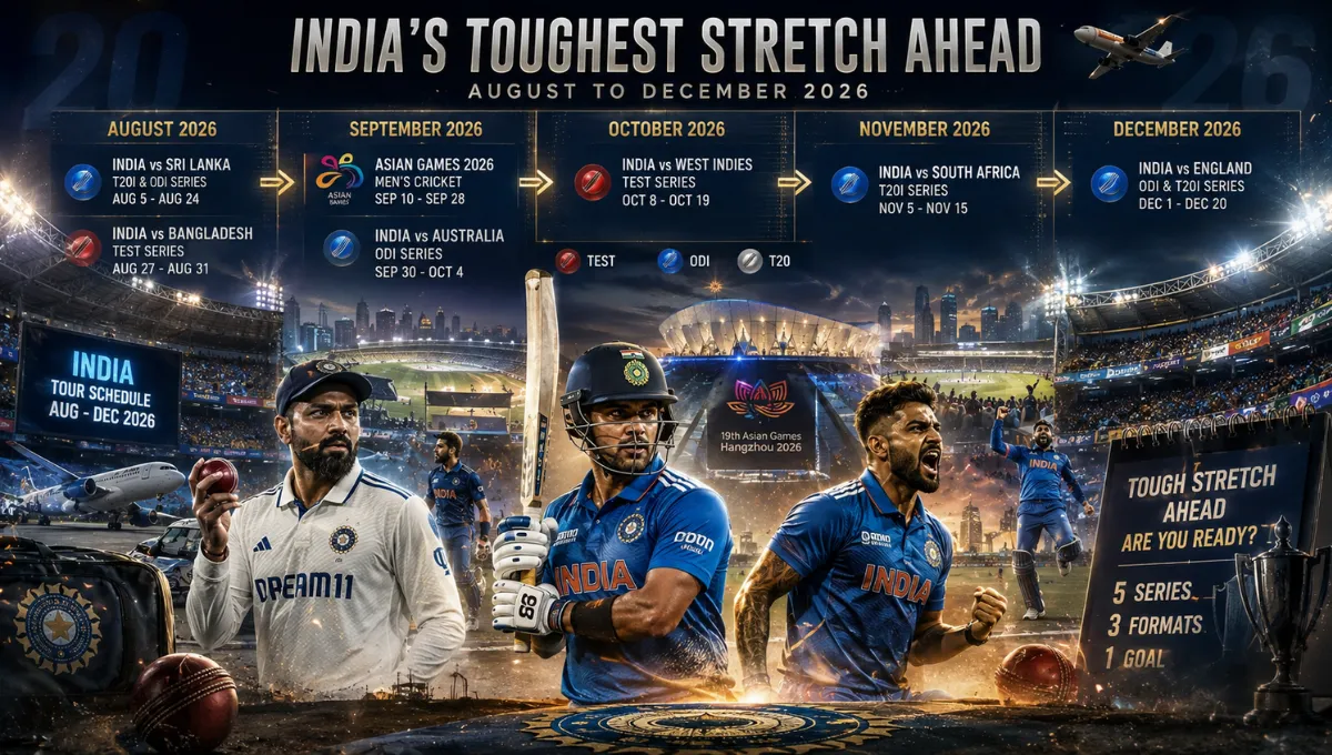 India National Cricket Team Schedule