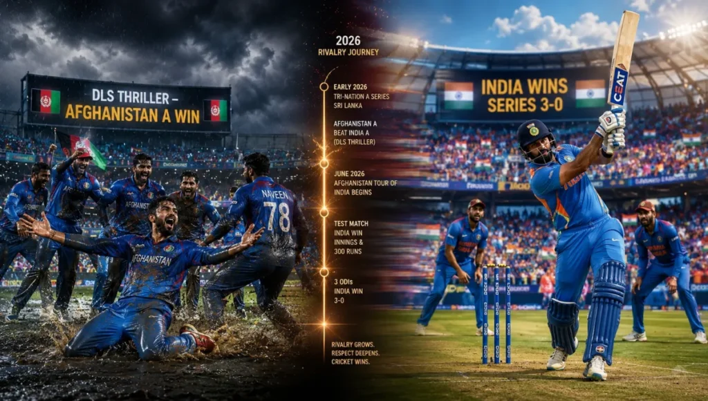 India National Cricket Team Vs Afghanistan National Cricket Team Timeline