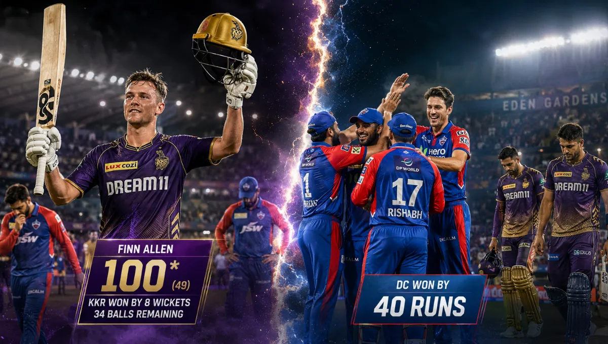 Kolkata Knight Riders Vs Delhi Capitals Match Scorecard