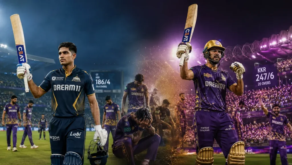 Kolkata Knight Riders vs Gujarat Titans Match Scorecard