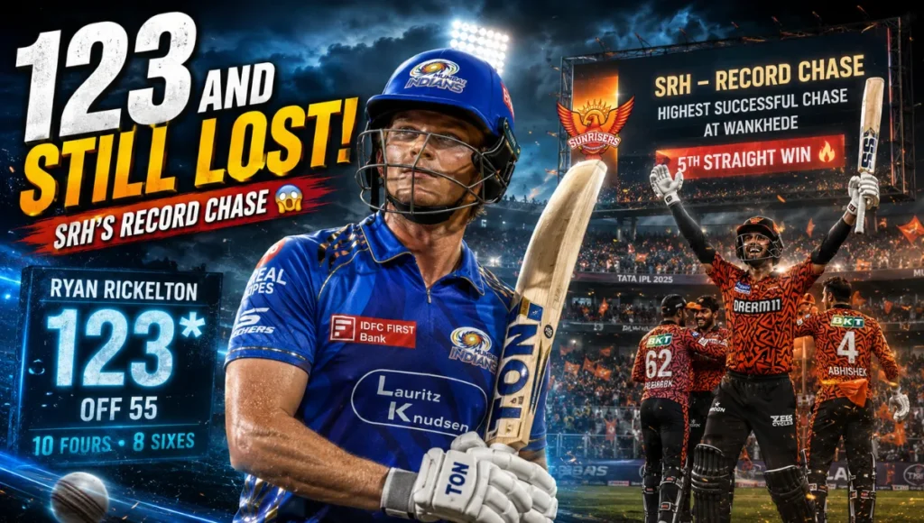 Mumbai Indians vs Sunrisers Hyderabad Match Scorecard