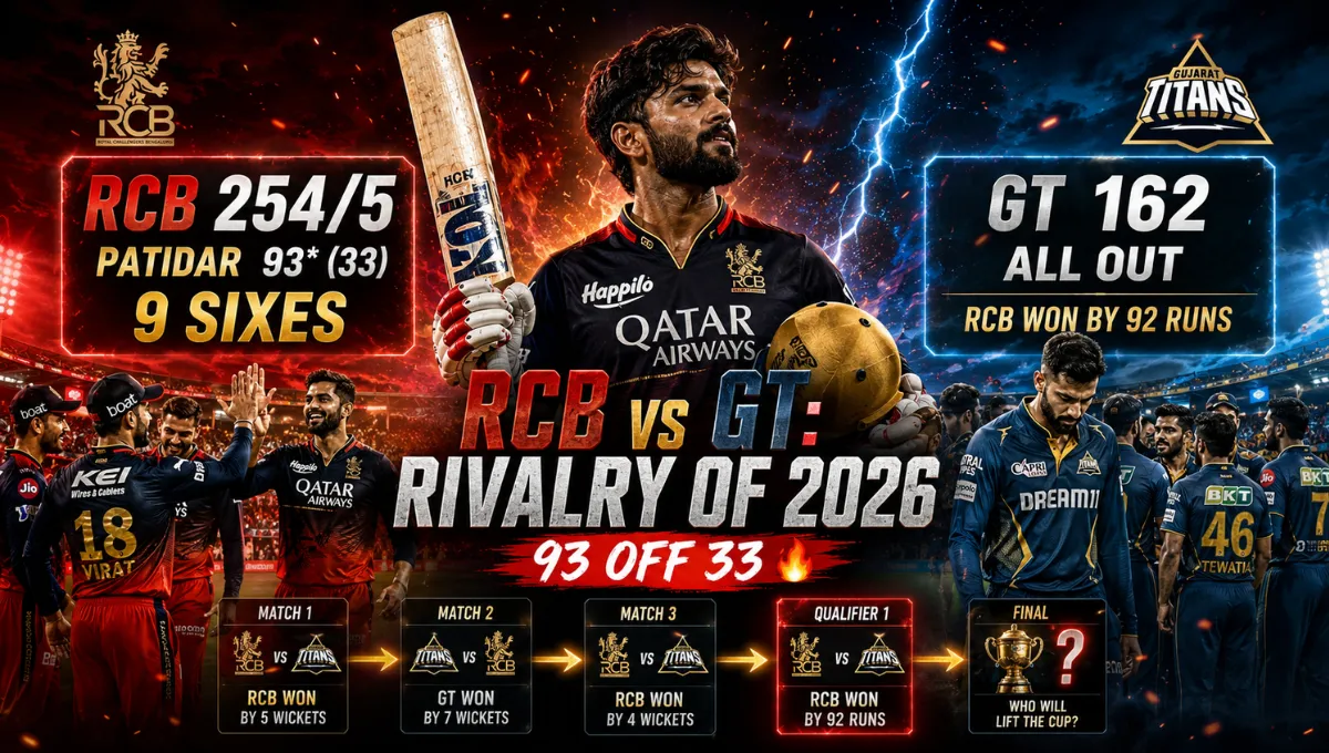 Royal Challengers Bengaluru Vs Gujarat Titans Stats
