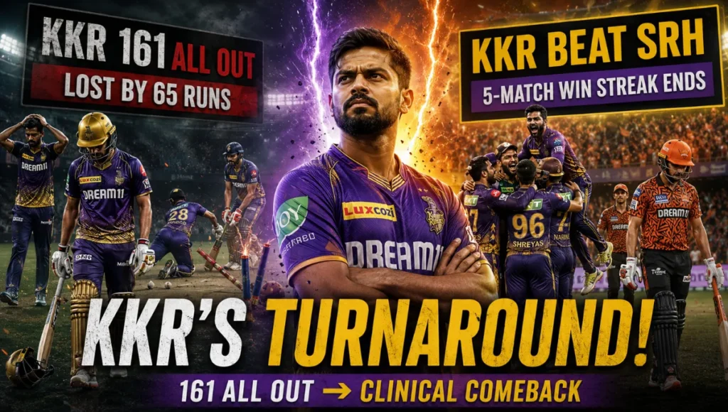 Sunrisers Hyderabad vs Kolkata Knight Riders Match Scorecard