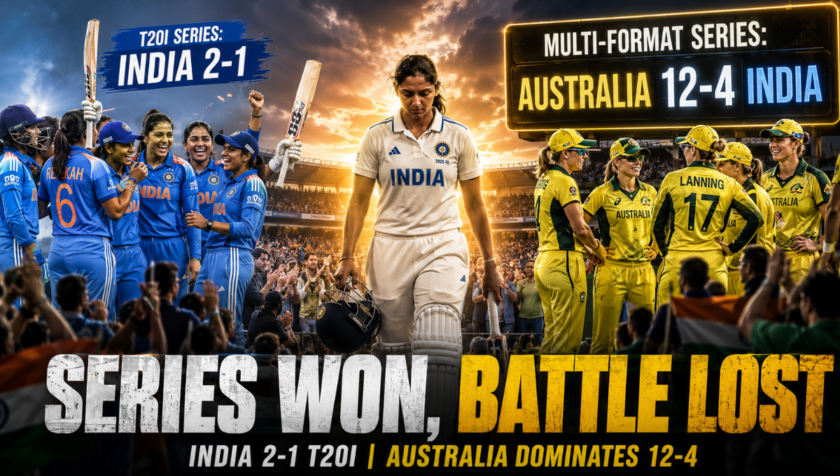 Australia Women's National Cricket Team Vs India Women's National Cricket Team Match Scorecard